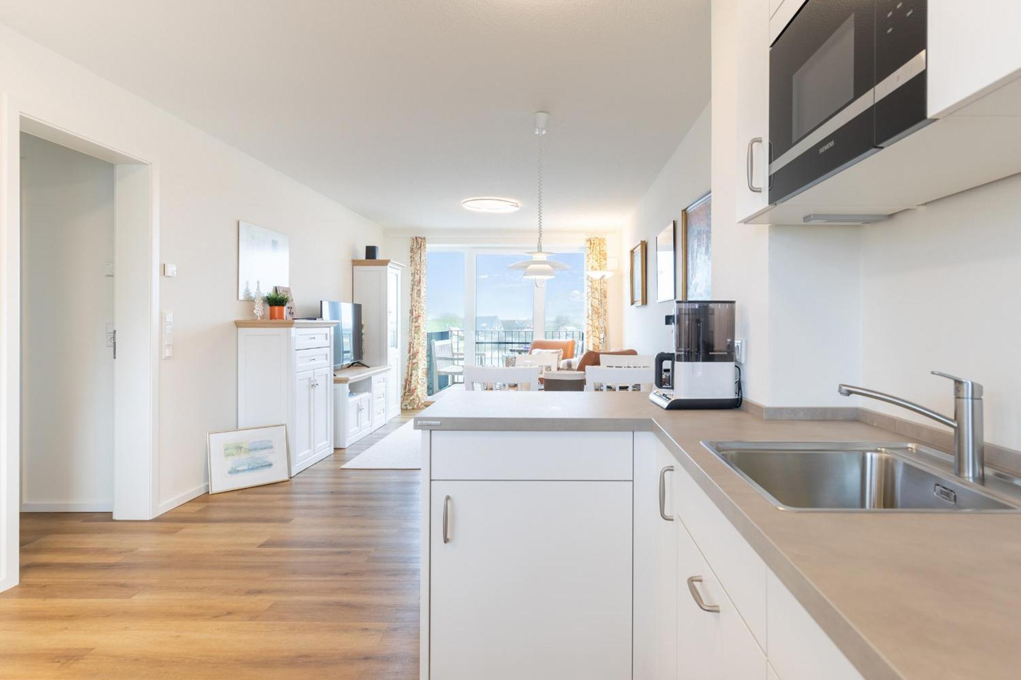 Ferienwohnung Ferhaaling Mit Direktem Seeblick Nordstrand Exterior photo
